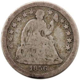 New Orleans Mint Liberty Seated Half Dime Good - Very Good Condition New Orleans Mint Liberty Seated Half Dime Good - Very Good Condition