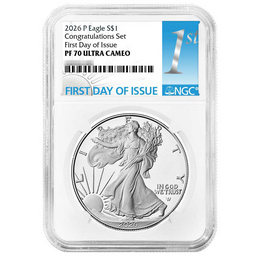 2026 Proof Congratulations Set Silver Eagle NGC PF70 UC FDI 1st Label 2026 Proof Congratulations Set Silver Eagle NGC PF70 UC FDI 1st Label