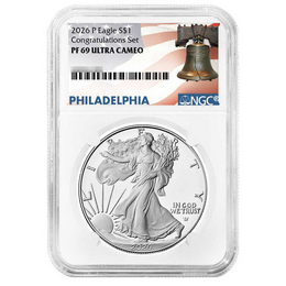 2026 Proof Congratulations Set Silver Eagle NGC PF69 UC Liberty Bell Label 2026 Proof Congratulations Set Silver Eagle NGC PF69 UC Liberty Bell Label