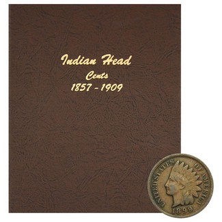 1857-1909 Indian Head Cents Dansco Album