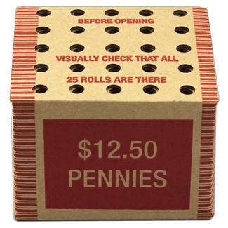 2017 Philadelphia Lincoln Cent Roll (25 Rolls-Sealed Box)