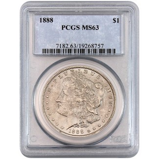 1888 Morgan Dollar PCGS MS-63