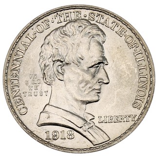 1918 Lincoln Commem Half Dollar BU
