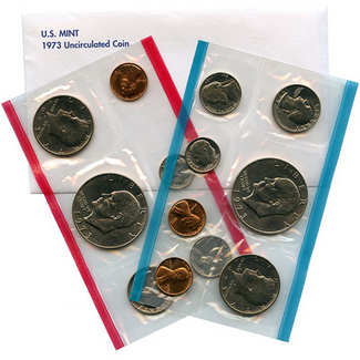 1973 Mint Set in OGP (13 coins)