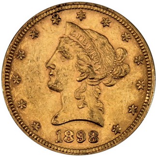 Columbia City Gold Hoard: Random Date $10 Gold Liberty XF/AU