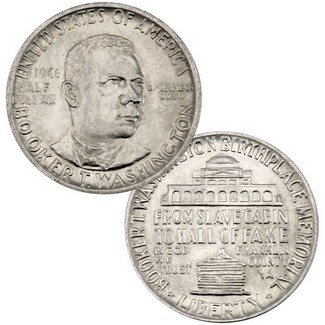 1946 Booker T Washington Half Dollar Commemorative AU/BU