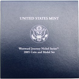 2005 Westward Journey Nickel Series Coin & Medal Set 2005 Westward Journey Nickel Series Coin & Medal Set