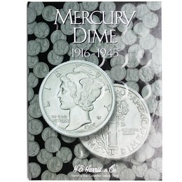 1916-1945 Mercury Silver Dimes in Tri-Fold Album (75 Total Coins) 1916-1945 Mercury Silver Dimes in Tri-Fold Album (75 Total Coins)