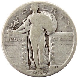 1927 D Standing Liberty Quarter in Good - Very Good Condition 1927 D Standing Liberty Quarter in Good - Very Good Condition