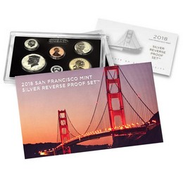 2018 50th Anniversary San Francisco Mint Silver Reverse Proof Set in OGP 2018 50th Anniversary San Francisco Mint Silver Reverse Proof Set in OGP