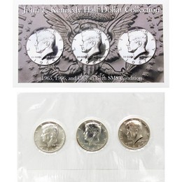 Kennedy Half Dollar Special Mint Set Trio BU Kennedy Half Dollar Special Mint Set Trio BU