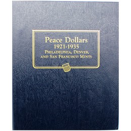 1921-1935 Complete Peace Dollar Set VG/XF Condition in Album (24 Coins) 1921-1935 Complete Peace Dollar Set VG/XF Condition in Album (24 Coins)