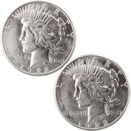 Super San Fran Peace Dollar Pair! Super San Fran Peace Dollar Pair!
