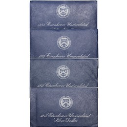 1971-1974 Eisenhower Dollar Set Blue Pack OGP 1971-1974 Eisenhower Dollar Set Blue Pack OGP