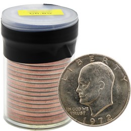 1972 Eisenhower Dollar Roll BU Condition (20 Coins) 1972 Eisenhower Dollar Roll BU Condition (20 Coins)