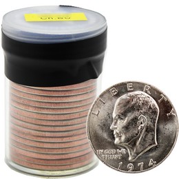 1974 Eisenhower Dollar Roll BU Condition (20 Coins) 1974 Eisenhower Dollar Roll BU Condition (20 Coins)