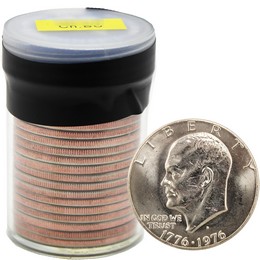 1976 D Type 1 Eisenhower Dollar Roll BU Condition (20 Coins) 1976 D Type 1 Eisenhower Dollar Roll BU Condition (20 Coins)