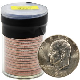 1977 D Eisenhower Dollar Roll BU Condition (20 Coins) 1977 D Eisenhower Dollar Roll BU Condition (20 Coins)