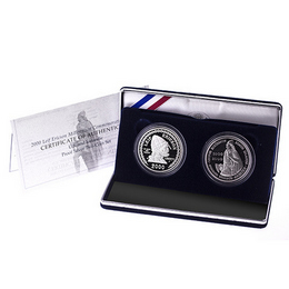 2000 2pc Proof Leif Ericson Silver Commemorative Dollar Set OGP 2000 2pc Proof Leif Ericson Silver Commemorative Dollar Set OGP