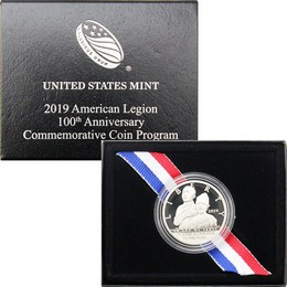 2019 S Proof American Legion 100th Anniversary Commem Half Dollar OGP 2019 S Proof American Legion 100th Anniversary Commem Half Dollar OGP