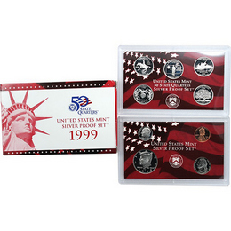 1999 Silver Proof Set 9 pc OGP 1999 Silver Proof Set 9 pc OGP