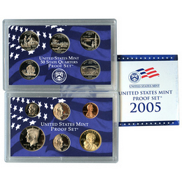 2005 Proof Set in OGP (11 coins) 2005 Proof Set in OGP (11 coins)