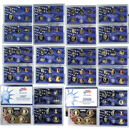 1999 - 2008 Clad Proof Sets in OGP (109 coins) 1999 - 2008 Clad Proof Sets in OGP (109 coins)