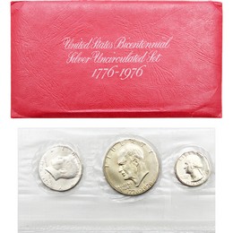 1976 3 Piece Silver Mint Set OGP 1976 3 Piece Silver Mint Set OGP