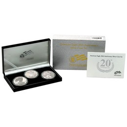 2006 3 Piece Silver Eagle Anniversary Set OGP 2006 3 Piece Silver Eagle Anniversary Set OGP