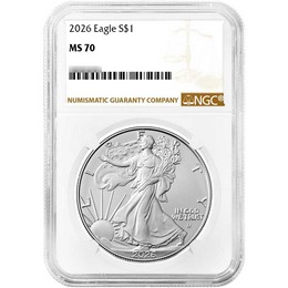 2026 Silver Eagle NGC MS70 Brown Label 2026 Silver Eagle NGC MS70 Brown Label