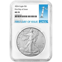 2026 Silver Eagle NGC MS70 FDI 1st Label 2026 Silver Eagle NGC MS70 FDI 1st Label