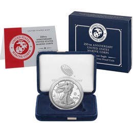 2025 Proof Silver Eagle 250th Anniversary United States Marine Corps Privy OGP 2025 Proof Silver Eagle 250th Anniversary United States Marine Corps Privy OGP