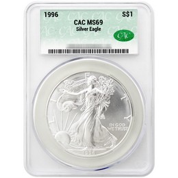 1996 Silver Eagle CAC MS69 1996 Silver Eagle CAC MS69