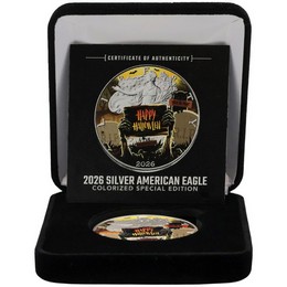 2026 Silver Eagle Colorized Haunted Halloween Edition 2026 Silver Eagle Colorized Haunted Halloween Edition