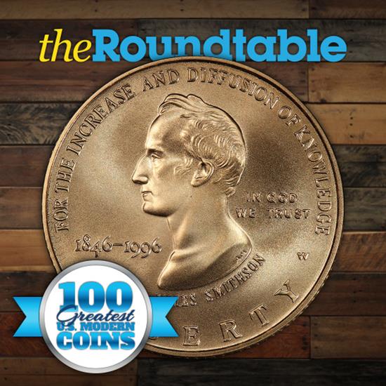 100 Greatest Modern U.S. Coins Series: 1996-W Smithsonian $5 Commemorative