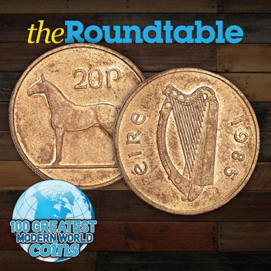 100 Greatest Modern World Coins Series: Ireland 1985 20 Pence