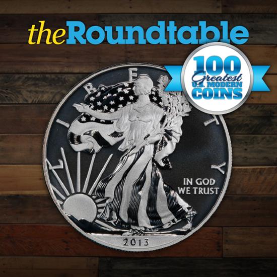 100 Greatest U.S. Modern Coins Series: 2013-W $1 American Silver Eagle, Enhanced Uncirculated