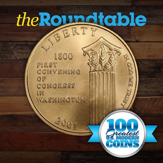 100 Greatest U.S. Modern Coins: 2001-W Capitol Visitors Center $5 Commemorative