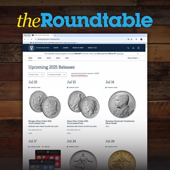 Heads UP! U.S. Mint Products Coming Our Way! Heads UP! U.S. Mint Products Coming Our Way!