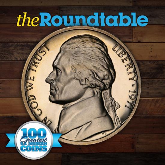 100 Greatest U.S. Modern Coins Series: 1971, No S, Jefferson Nickel, Proof 100 Greatest U.S. Modern Coins Series: 1971, No S, Jefferson Nickel, Proof