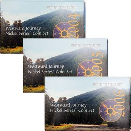 2004-2005-2006 Westward Journey Nickel Set Trio 2004-2005-2006 Westward Journey Nickel Set Trio