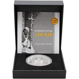 2025 $2 Proof Liberia 1oz Silver Habemus Papam Pope Leo XIV Coin OGP 2025 $2 Proof Liberia 1oz Silver Habemus Papam Pope Leo XIV Coin OGP