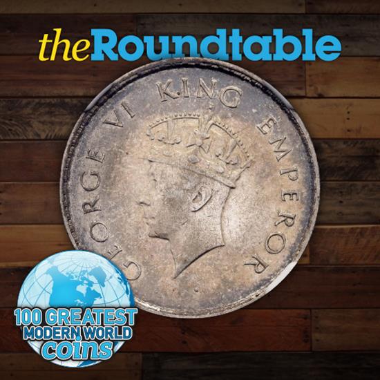 100 Greatest Modern World Coins Series: India 1939-B Rupee 100 Greatest Modern World Coins Series: India 1939-B Rupee