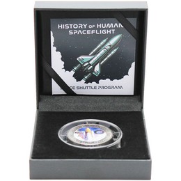 2025 2 Cedis Ghana 1oz Colorized Titanium Space Shuttle Program Coin 2025 2 Cedis Ghana 1oz Colorized Titanium Space Shuttle Program Coin
