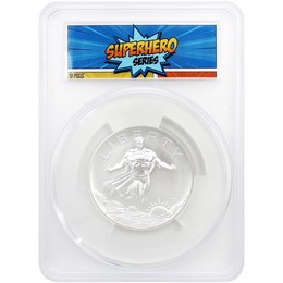 2025 DC Comics Superman 2.5oz Silver Medal PCGS MS70 FS Superhero Series Label 2025 DC Comics Superman 2.5oz Silver Medal PCGS MS70 FS Superhero Series Label