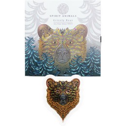 2021 $2 Solomon Islands 1oz Colorized Silver Grizzly Bear Prooflike Coin OGP 2021 $2 Solomon Islands 1oz Colorized Silver Grizzly Bear Prooflike Coin OGP