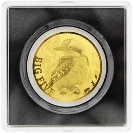 5000 Franc Chad Big 5 1/200oz Gold Australia Kookaburra Coin 5000 Franc Chad Big 5 1/200oz Gold Australia Kookaburra Coin