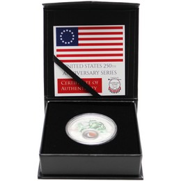 2026 $1 Proof Revolution Series America's 250th Anniversary Celebration 1oz Colorized Silver 'The Liberty' Coin 2026 $1 Proof Revolution Series America's 250th Anniversary Celebration 1oz Colorized Silver 'The Liberty' Coin