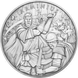 Arminius Legendary Warriors Series 1oz .999 Silver Medallion Arminius Legendary Warriors Series 1oz .999 Silver Medallion