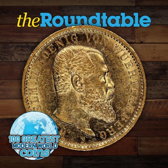 100 Greatest Modern World Coins Series: Württemberg 1913-F Gold 20 Marks, Proof 100 Greatest Modern World Coins Series: Württemberg 1913-F Gold 20 Marks, Proof